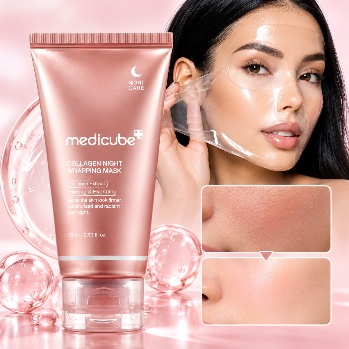Medicube Collagen Night Wrapping Mask – Masque de Nuit au Collagène