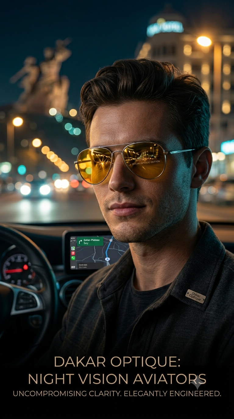 🚗 Lunettes de Conduite de Nuit HD Vision claire. Conduite plus sûre. Moins de fatigue.