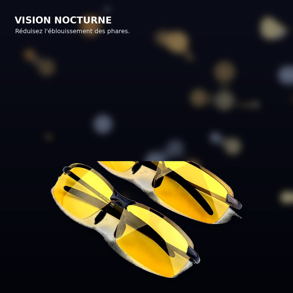 Lunettes de Conduite Sport Anti-Éblouissement – Vision HD Jour & Nuit